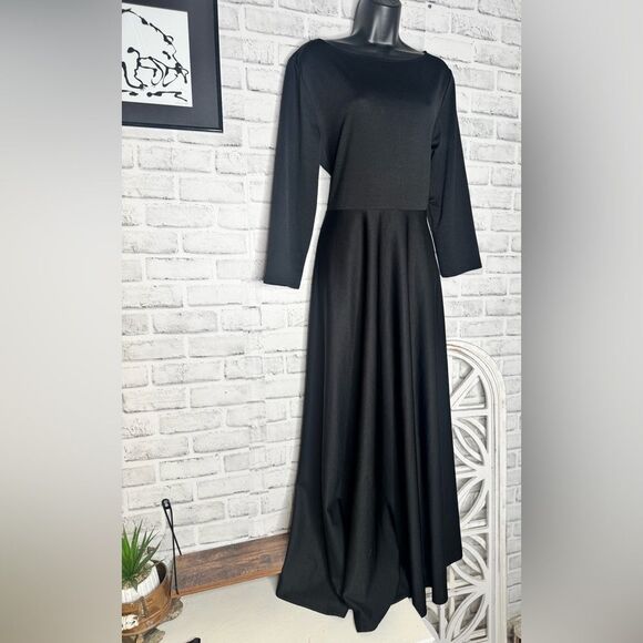 Metamorphosis Girl Long Sleeve Black Dress With Pockets XL 1X - Picture 2 of 8